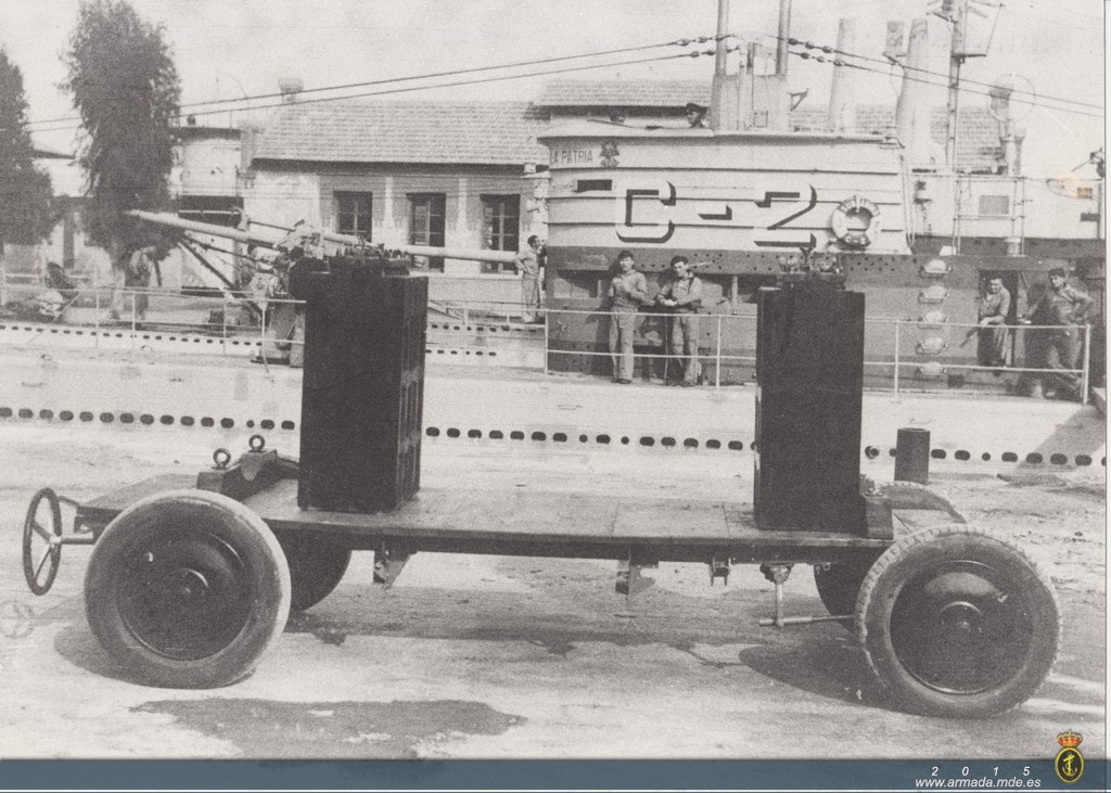 1942. Elementos de batería de submarino. Años 40